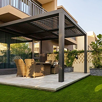 Create a Nice Ambience in Your Outdoor Area with the Help of an Aluminum Pergola